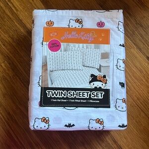 Pumpkins hello kitty twin 100% cotton set